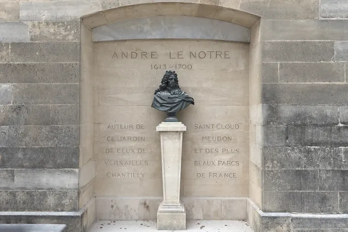 Framed Print : Print of Andre Le Notre Bust, 1613-1700, Paris Framed Print : Print of Andre Le Notre Bust, 1613-1700, Paris
