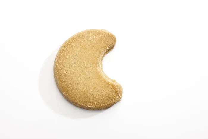 Framed Print : Butter Cookie Print - Crescent Shape Framed Print : Butter Cookie Print - Crescent Shape