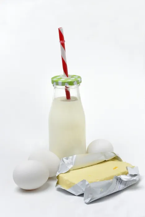 Framed Print : Breakfast Essentials Print - Butter, Eggs and Milk Framed Print : Breakfast Essentials Print - Butter, Eggs and Milk
