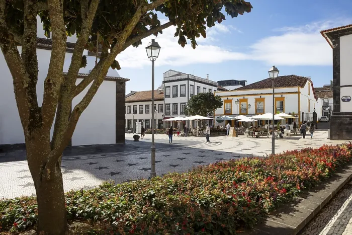 Framed Print : Cafe Central Print, Ponta Delgada, Sao Miguel Island, Azores Framed Print : Cafe Central Print, Ponta Delgada, Sao Miguel Island, Azores