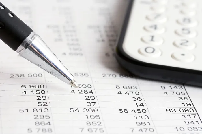 Framed Print : Calculator and Financial Work Print Framed Print : Calculator and Financial Work Print