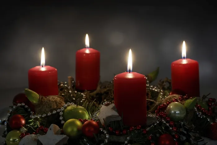 Framed Print : Candlelight in the Night Christmas Print Framed Print : Candlelight in the Night Christmas Print