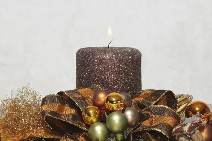 Framed Print : Christmas Candle Print - Advent Arrangement Framed Print : Christmas Candle Print - Advent Arrangement