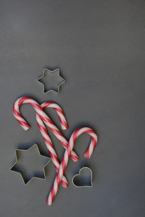 Framed Print : Candy Cane Biscuit Cutters Print Framed Print : Candy Cane Biscuit Cutters Print
