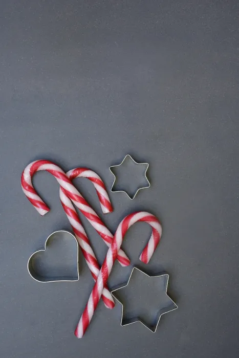 Framed Print : Candy Cane Print: Biscuit Cutters Framed Print : Candy Cane Print: Biscuit Cutters