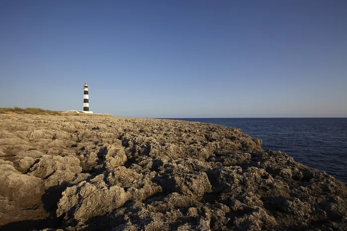Framed Print : Cap d'Artrutx Lighthouse Print, Menorca, Spain
