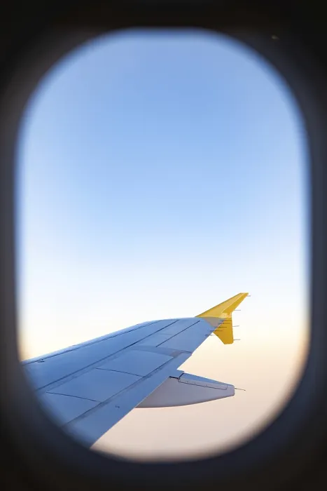 Framed Print : Airplane Window View Print: Freedom in Flight Framed Print : Airplane Window View Print: Freedom in Flight