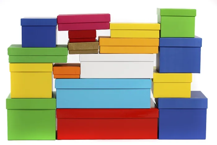 Framed Print : Cardboard Boxes, Gift Boxes Print Framed Print : Cardboard Boxes, Gift Boxes Print