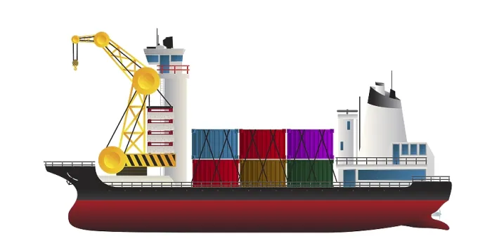 Framed Print : Large Cargo Ship Print at Sea Framed Print : Large Cargo Ship Print at Sea