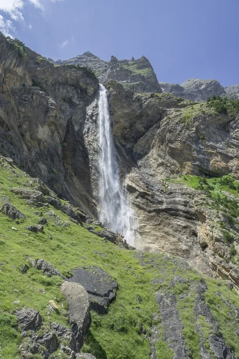 Framed Print : Cascada de Marbore Print, Valle de Pineto, Aragon