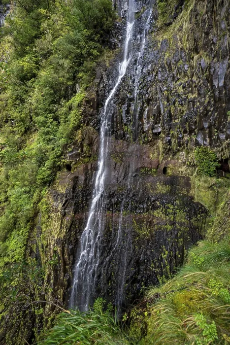 Framed Print : Cascata do Risco Waterfall Print, Madeira, Portugal Framed Print : Cascata do Risco Waterfall Print, Madeira, Portugal