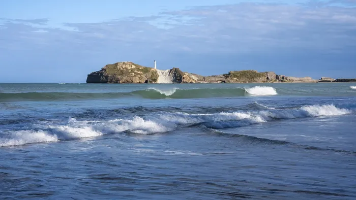 Framed Print : Castlepoint Beach and Lighthouse Print, New Zealand Coast Framed Print : Castlepoint Beach and Lighthouse Print, New Zealand Coast
