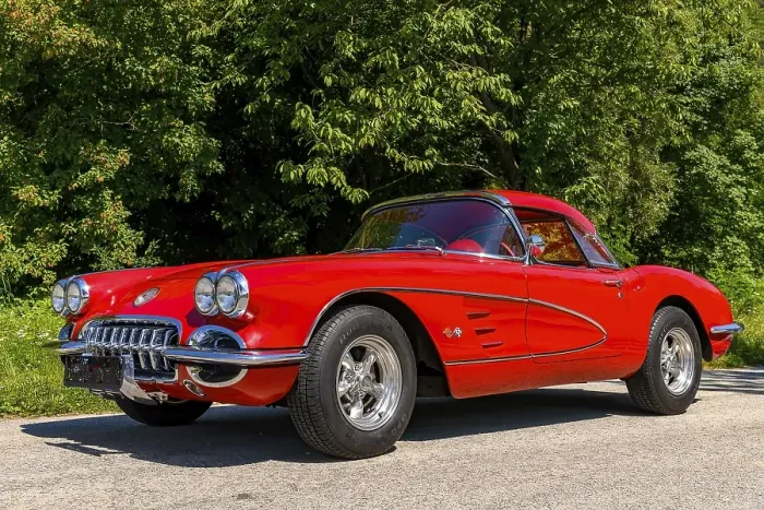 Framed Print : 1959 Chevrolet Corvette C1 Print