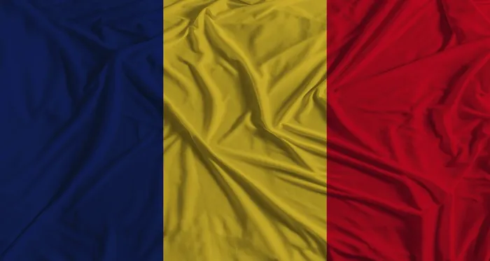 Framed Print : Chad Flag Print with Fabric Texture Background Framed Print : Chad Flag Print with Fabric Texture Background
