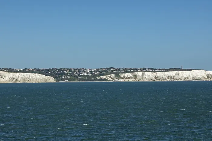 Framed Print : Chalk Cliffs Print, Dover, Kent, England Framed Print : Chalk Cliffs Print, Dover, Kent, England