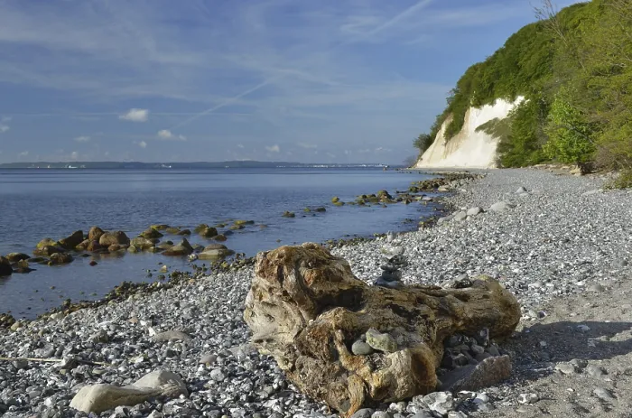 Framed Print : The Chalk Cliffs of Rügen Print, Germany Framed Print : The Chalk Cliffs of Rügen Print, Germany