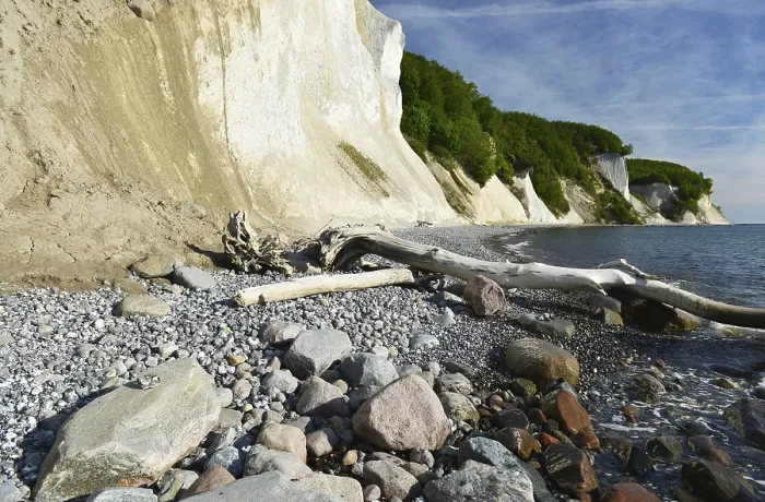 Framed Print : The Chalk Cliffs of Rügen Print, Germany Framed Print : The Chalk Cliffs of Rügen Print, Germany