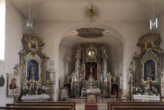 Framed Print : Chancel of St. James the Elder Print, Viereth-Trunstadt, Germany Framed Print : Chancel of St. James the Elder Print, Viereth-Trunstadt, Germany