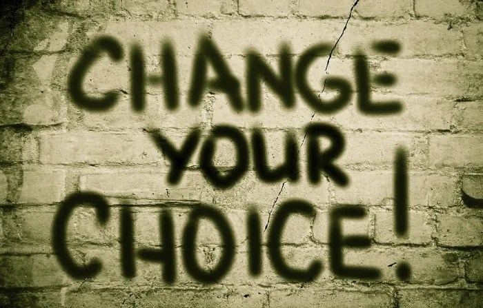 Framed Print : Change Your Choice Concept Print Framed Print : Change Your Choice Concept Print
