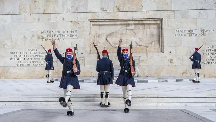 Framed Print : Changing of the Guard Print, Syntagma Square, Athens Framed Print : Changing of the Guard Print, Syntagma Square, Athens