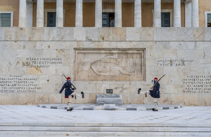 Framed Print : Changing of the Guard Print, Syntagma Square, Athens Framed Print : Changing of the Guard Print, Syntagma Square, Athens