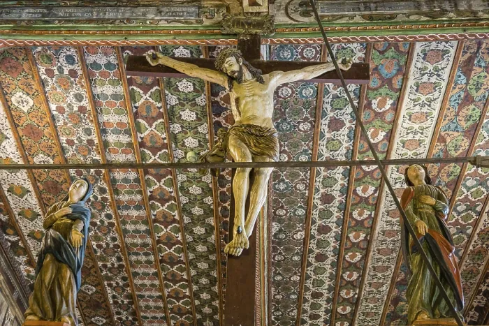 Framed Print : Polychrome Print of Binarowa Church Ceiling, 1655 Framed Print : Polychrome Print of Binarowa Church Ceiling, 1655