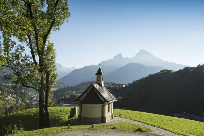 Framed Print : Chapel on Lockstein, Watzmann, Berchtesgaden, Germany Print Framed Print : Chapel on Lockstein, Watzmann, Berchtesgaden, Germany Print