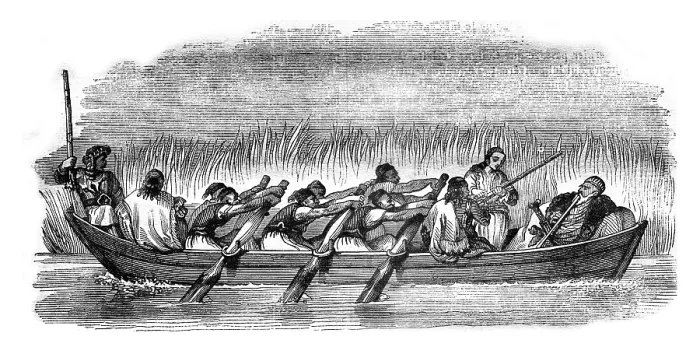 Framed Print : Vintage Print of Rowers in Motion, 1841 Framed Print : Vintage Print of Rowers in Motion, 1841
