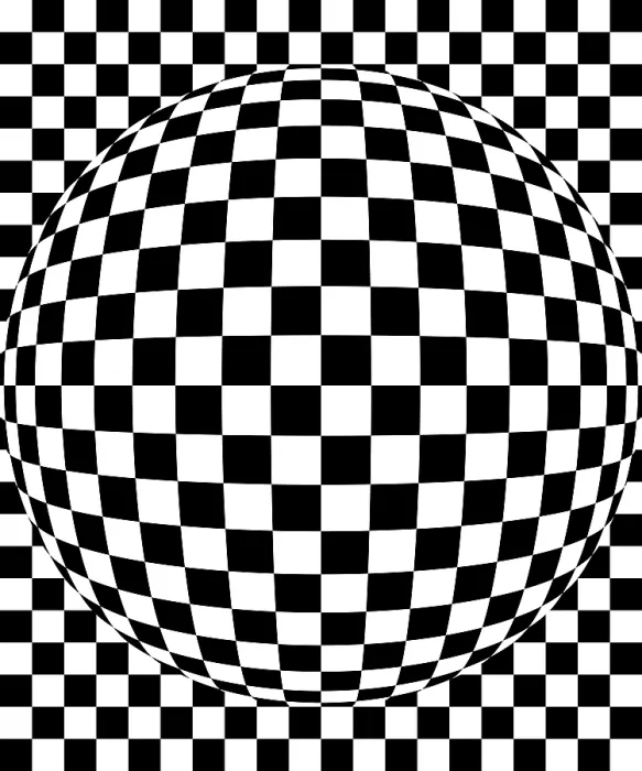 Framed Print : Checkerboard Pattern Print in Black and White Framed Print : Checkerboard Pattern Print in Black and White