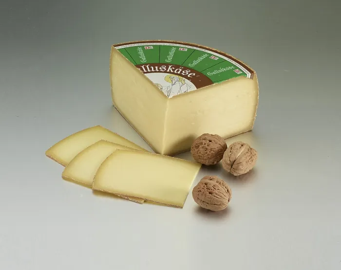 Framed Print : Walnut Decorated Cheese Print on Light Background Framed Print : Walnut Decorated Cheese Print on Light Background