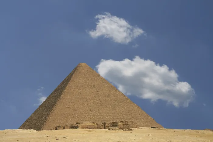 Framed Print : Cheops Pyramid Print from Giza, Egypt Framed Print : Cheops Pyramid Print from Giza, Egypt