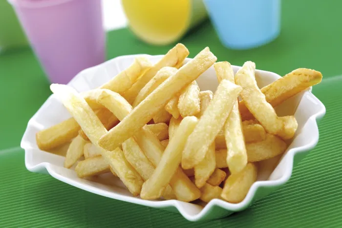Framed Print : Chips on a small plate Print Framed Print : Chips on a small plate Print