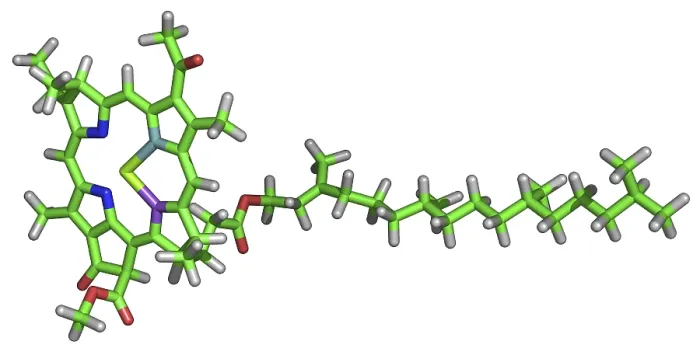 Framed Print : Chlorophyll Molecule Print