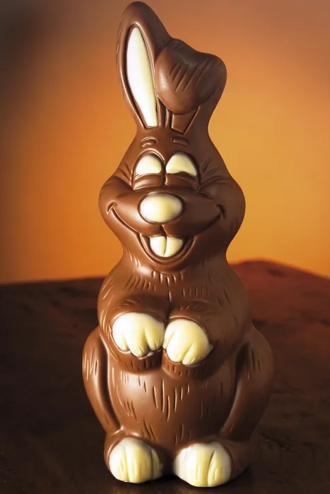 Framed Print : Chocolate Easter Bunny Print Framed Print : Chocolate Easter Bunny Print