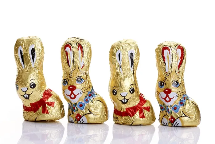 Framed Print : Chocolate Easterbunnies Print Framed Print : Chocolate Easterbunnies Print
