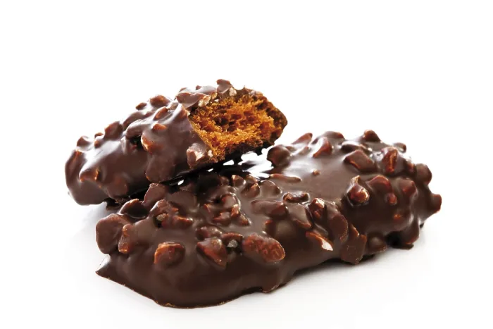 Framed Print : Chocolate and Nut Covered Biscuit Print Framed Print : Chocolate and Nut Covered Biscuit Print