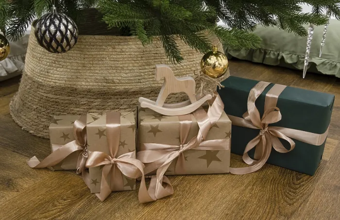 Framed Print : Christmas Presents Under the Tree Print Framed Print : Christmas Presents Under the Tree Print