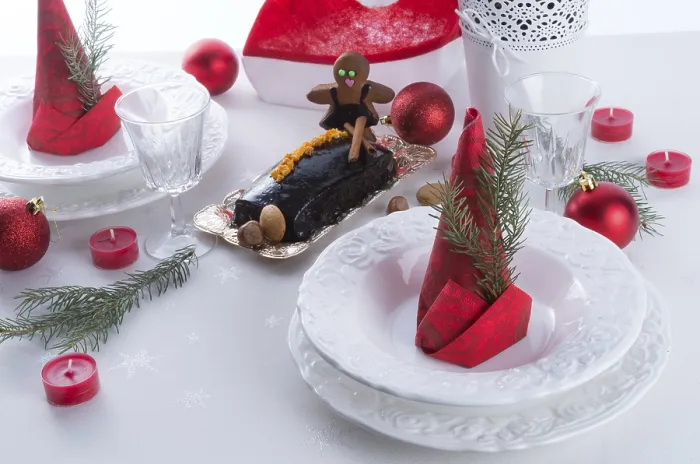 Framed Print : Christmas Table Decor Print Framed Print : Christmas Table Decor Print