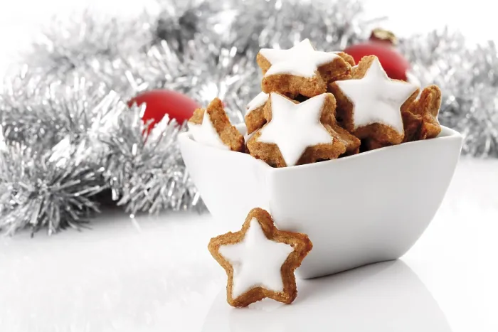 Framed Print : Cinnamon Flavored Star-Shaped Biscuits Print Framed Print : Cinnamon Flavored Star-Shaped Biscuits Print