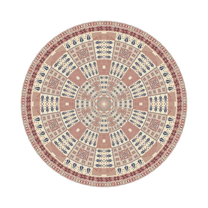 Framed Print : Traditional Palestinian Circular Pattern Print Framed Print : Traditional Palestinian Circular Pattern Print