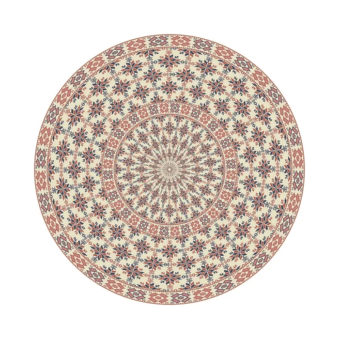 Framed Print : Traditional Palestinian Print: Geometric Pattern