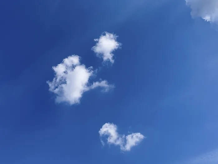 Framed Print : Three Cirrus Feather Clouds Print, Germany Framed Print : Three Cirrus Feather Clouds Print, Germany