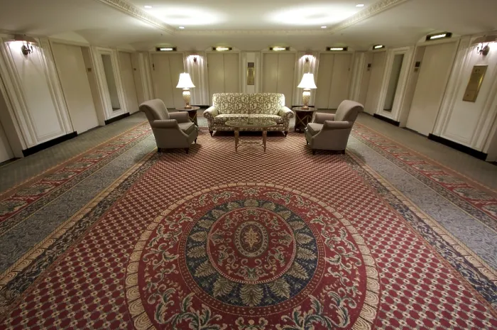 Framed Print : Classic Hotel Elevator Lobby Interior Print Framed Print : Classic Hotel Elevator Lobby Interior Print