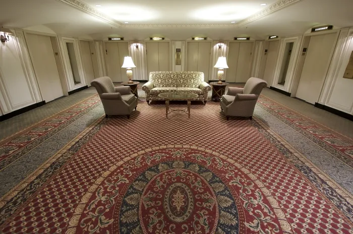 Framed Print : Classic Hotel Elevator Lobby Interior Print Framed Print : Classic Hotel Elevator Lobby Interior Print