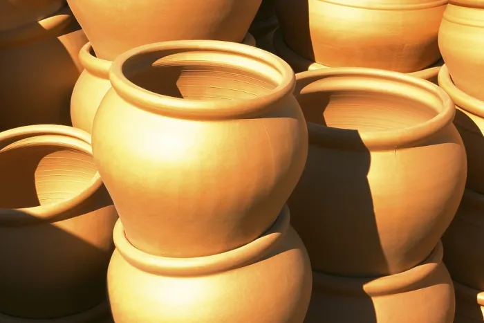 Framed Print : Handmade Clay Pot Print Framed Print : Handmade Clay Pot Print
