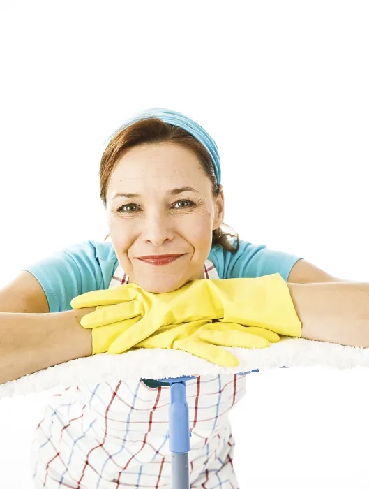Framed Print : Cleaning Lady at Work Print Framed Print : Cleaning Lady at Work Print