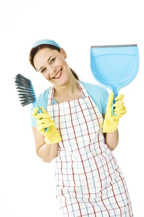 Framed Print : Cleaning Lady at Work Print Framed Print : Cleaning Lady at Work Print