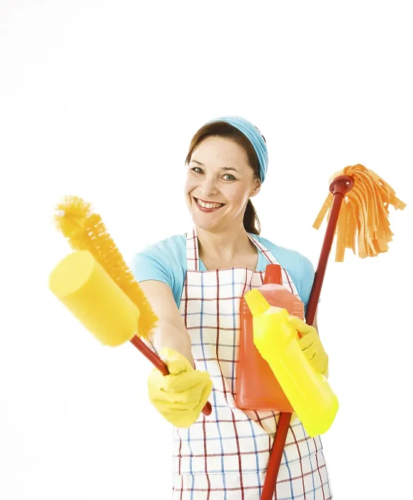 Framed Print : Cleaning Lady at Work Print Framed Print : Cleaning Lady at Work Print
