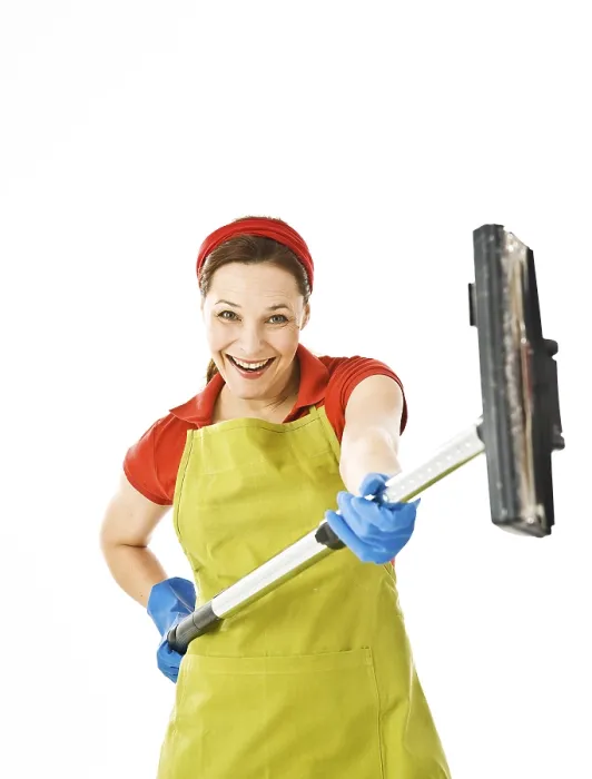 Framed Print : Cleaning Lady at Work Print Framed Print : Cleaning Lady at Work Print