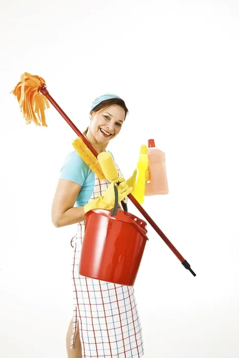 Framed Print : Cleaning Lady at Work Print Framed Print : Cleaning Lady at Work Print